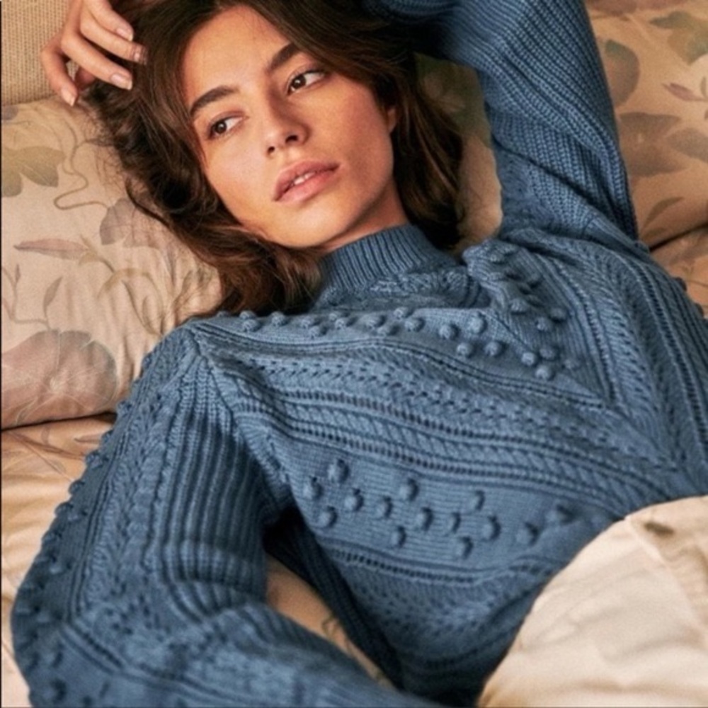 Sézane Solal jumper in blue 💙